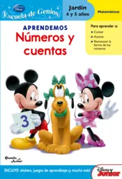 Portada Aprendamos numeros y cuentas - Mickey/Minnie