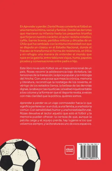 Contraportada Aprender a perder