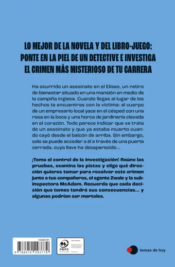 Contraportada ¿Puedes resolver este asesinato?