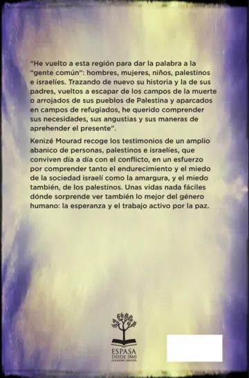 Contraportada El Perfume de Nuestra Tierra