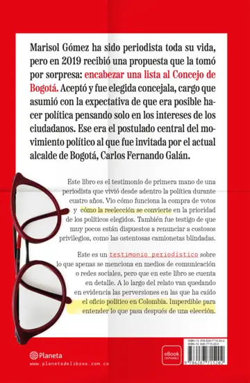 Contraportada Una periodista en las entrañas de la política