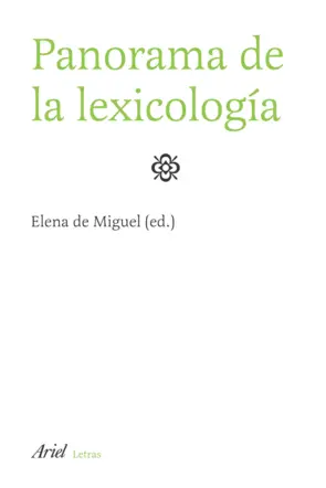 Portada Panorama de Lexicología