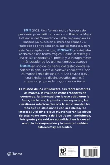 Contraportada Una influencer muerta en París