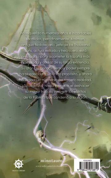 Contraportada Ahriman nº 03 Inmutable