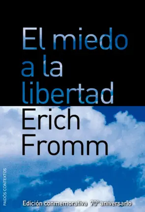 Portada El miedo a la libertad