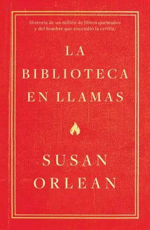Portada La biblioteca en llamas