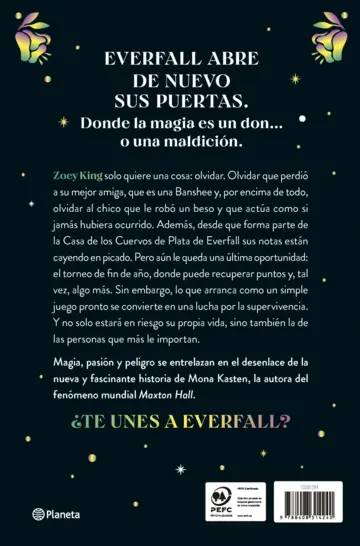 Contraportada El reino maldito (Serie Everfall 2)