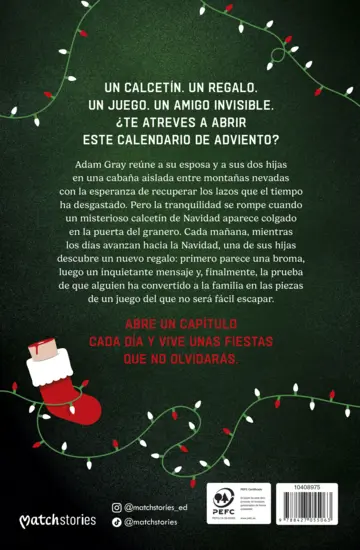 Contraportada 25 días hasta Navidad