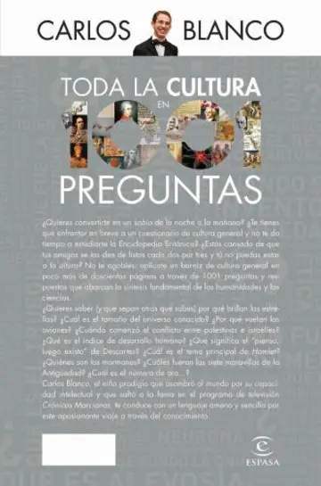 Contraportada Toda la Cultura en 1.001 Preguntas