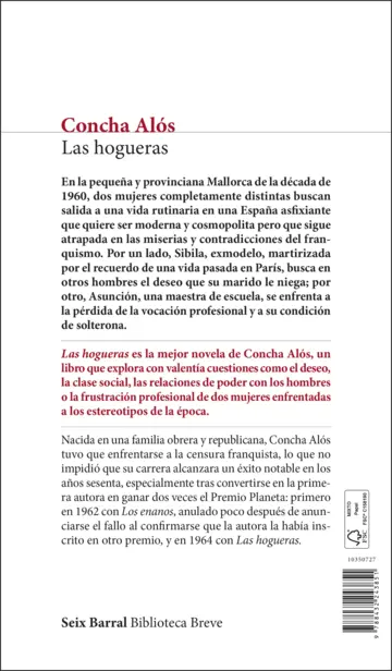 Contraportada Las hogueras