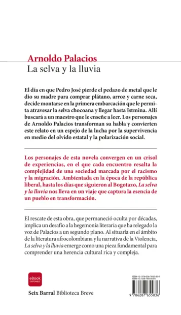 Contraportada La selva y la lluvia