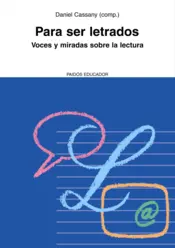 Portada Para ser Letrados
