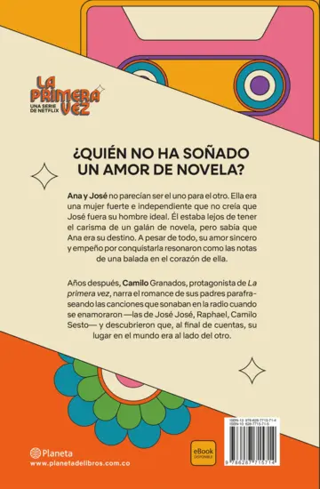 Contraportada La primera vez: Canciones para Ana