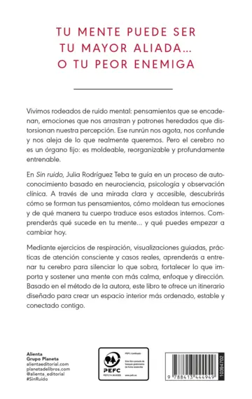 Contraportada Sin ruido