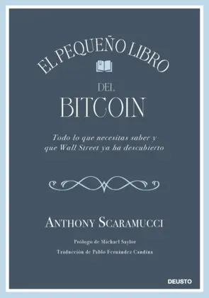 Portada El pequeño libro del bitcoin