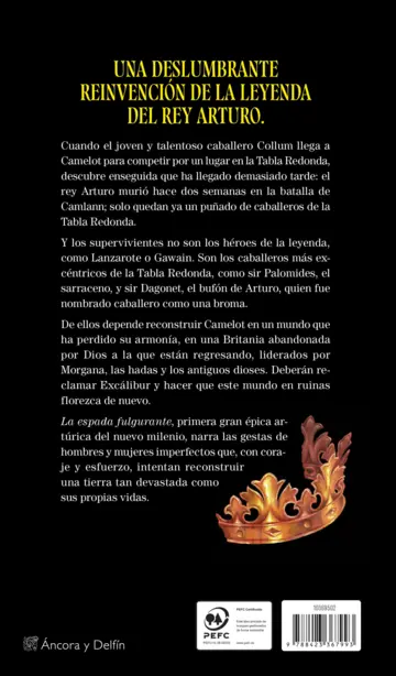 Contraportada La espada fulgurante