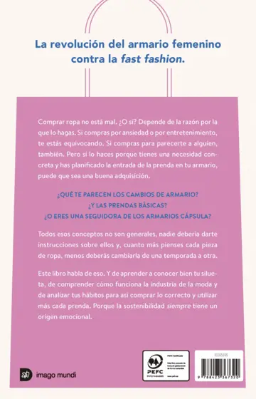 Contraportada El día que dejé de comprar ropa