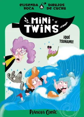 Portada Minitwins nº 03. ¡Qué tsunami!