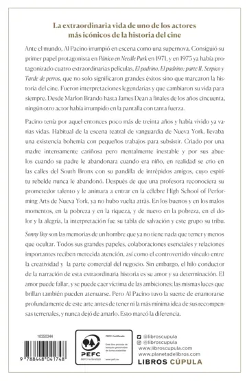 Contraportada Sonny Boy