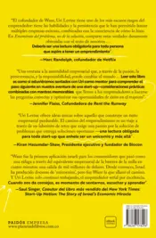 Miniatura contraportada Enamórate del problema no de la solución