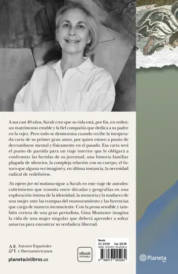 Contraportada No esperes por mí mañana (Spanish Edition)