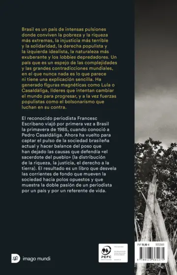 Contraportada La tierra y las cenizas