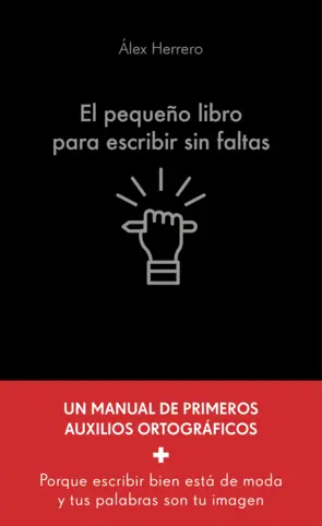 Portada El pequeño libro para escribir sin faltas