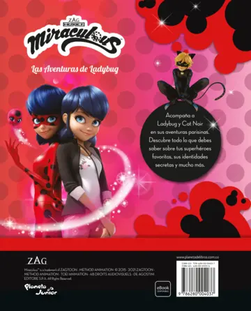 Contraportada Ladybug. La guía oficial