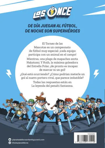 Contraportada Los Once 6. El penalti fantasma