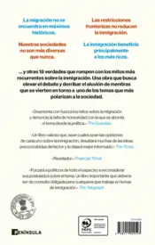 Miniatura contraportada Los mitos de la inmigración