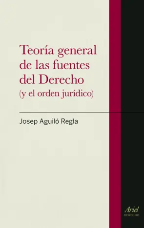 Portada Teoría General de las Fuentes del Derecho (nva.pre