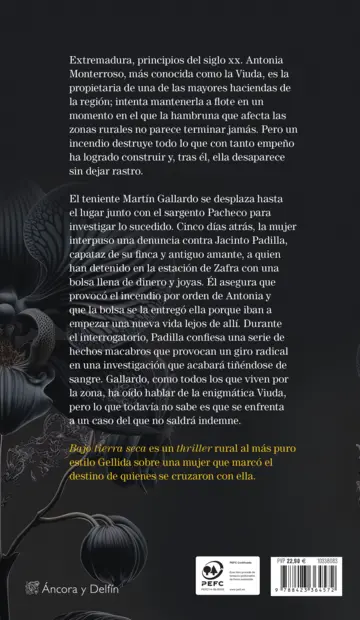 Contraportada Bajo tierra seca