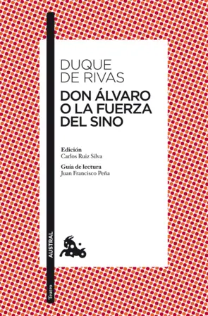 Portada Don Álvaro o La fuerza del sino