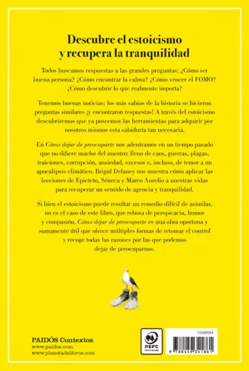 Contraportada Cómo dejar de preocuparte