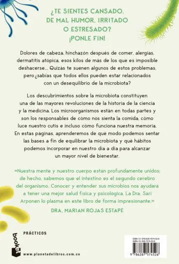 Contraportada ¡Es la microbiota, idiota!