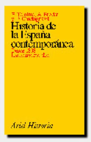 Portada Historia de la España Contemporánea desde 1808