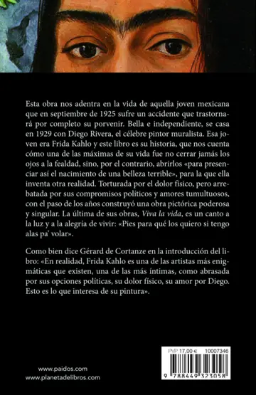 Contraportada Frida Kahlo La Belleza Terrible