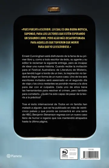 Contraportada Todos en este tren son sospechosos