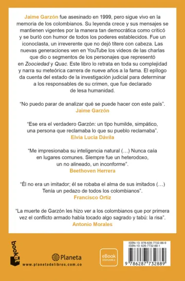 Contraportada Jaime Garzón