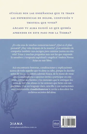 Contraportada Los archivos secretos del alma