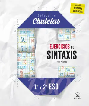Portada Ejercicios de sintaxis 1º y 2º para la ESO