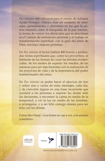 Contraportada Paz interior