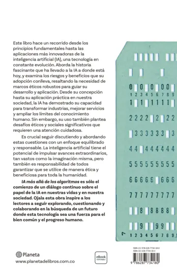 Contraportada IA más alla de los algoritmos