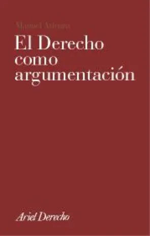Portada El Derecho como Argumentación