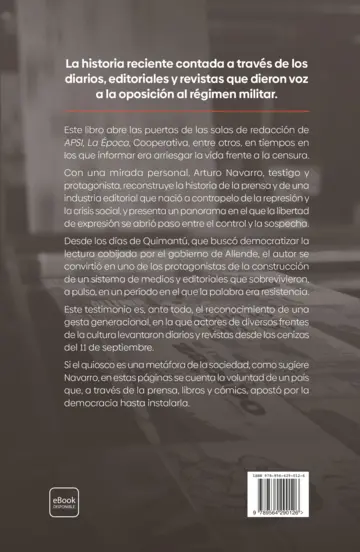 Contraportada Un editor en dictadura