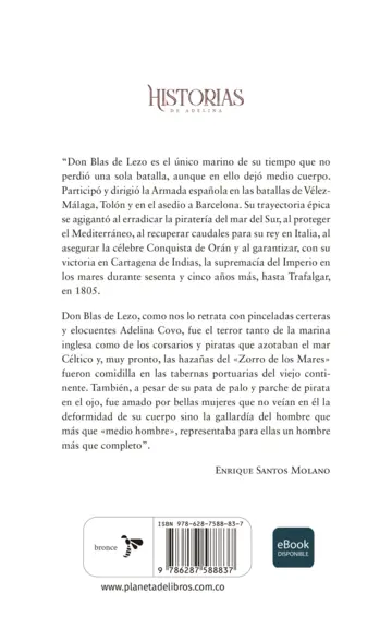 Contraportada El zorro de los mares